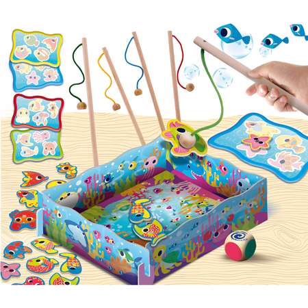 Настольная игра LISCIANI Магнитная рыбалка Montessori