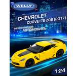 Автомобиль Welly Chevrolet 2017 Шевроле Корветт З06 1:24