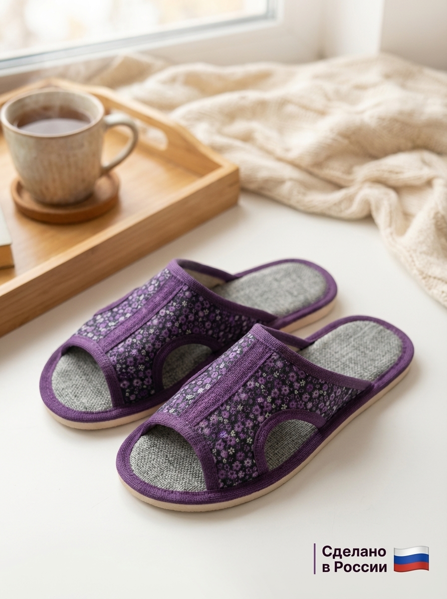 Тапочки UTA HOME 8-51/фио - фото 6