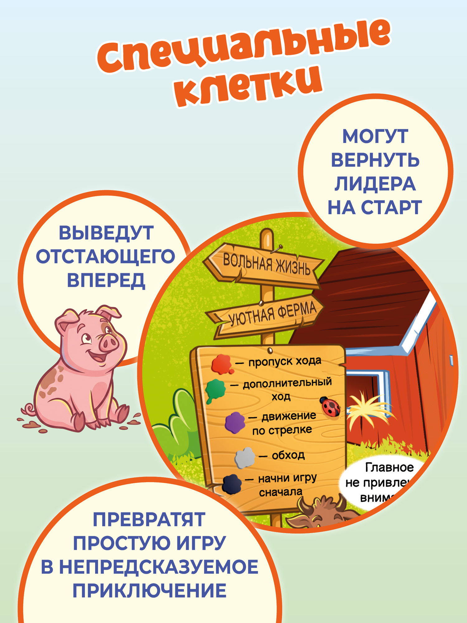 Настольная игра Дрофа-Медиа Ходилка Побег с фермы - фото 4