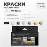 Набор красок Jim Scale Металлики 6 цветов