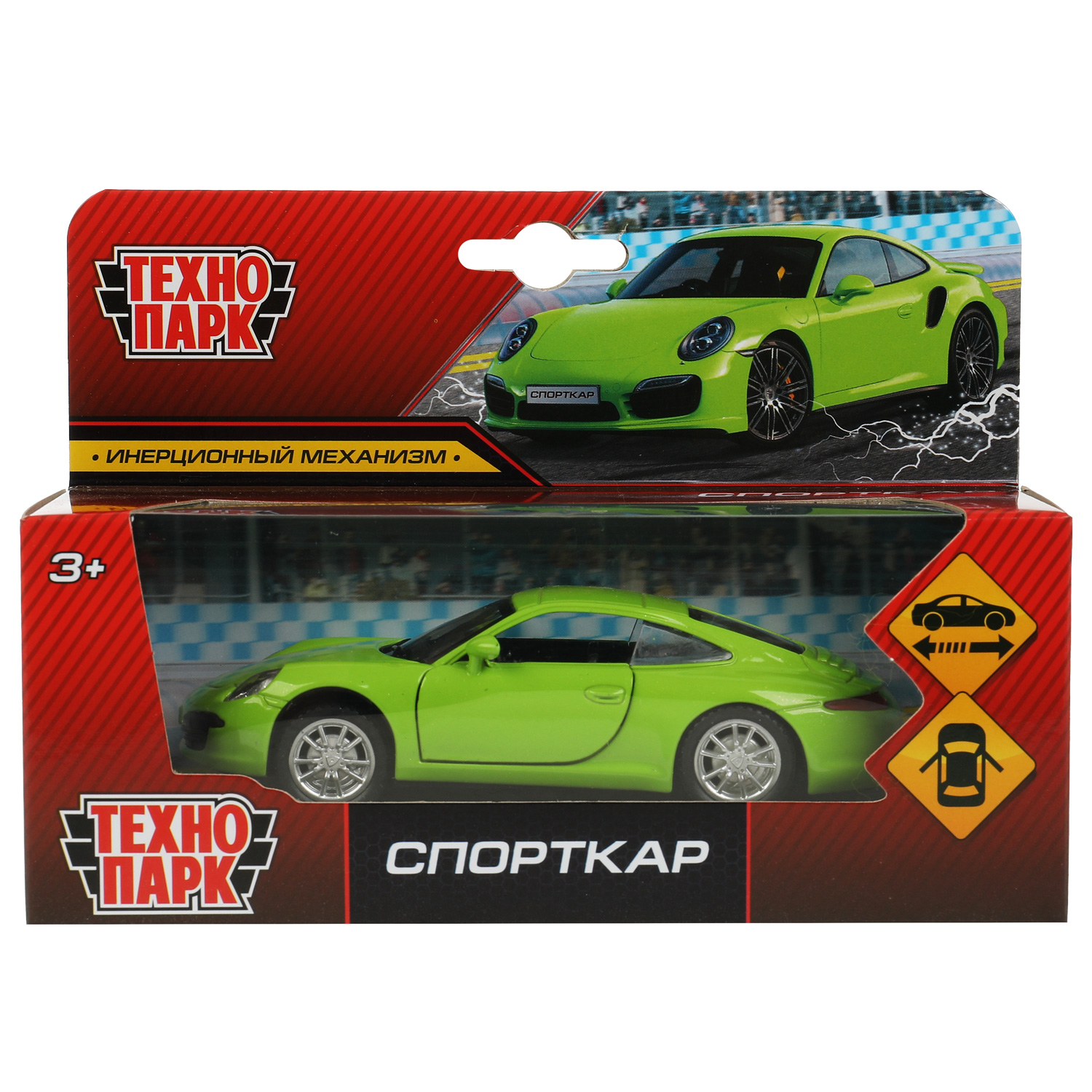 Автомобиль Технопарк Спорткар 357755 - фото 1