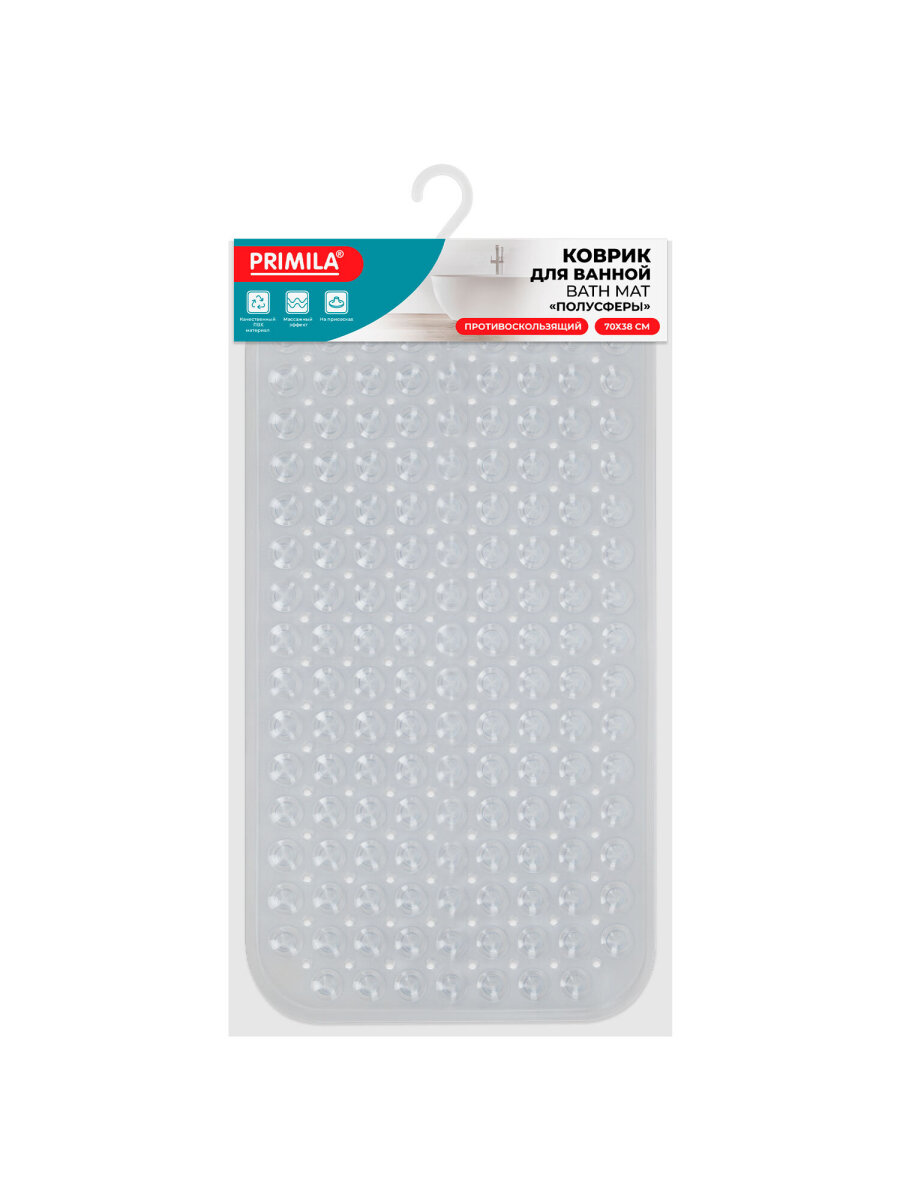 Коврик для ванной PRIMILA Полусферы 38 x 70 см - фото 7