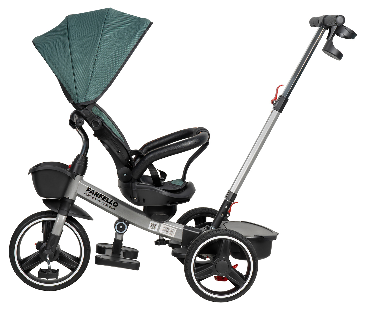 Трехколесный велосипед Farfello 10 дюймов - фото 11