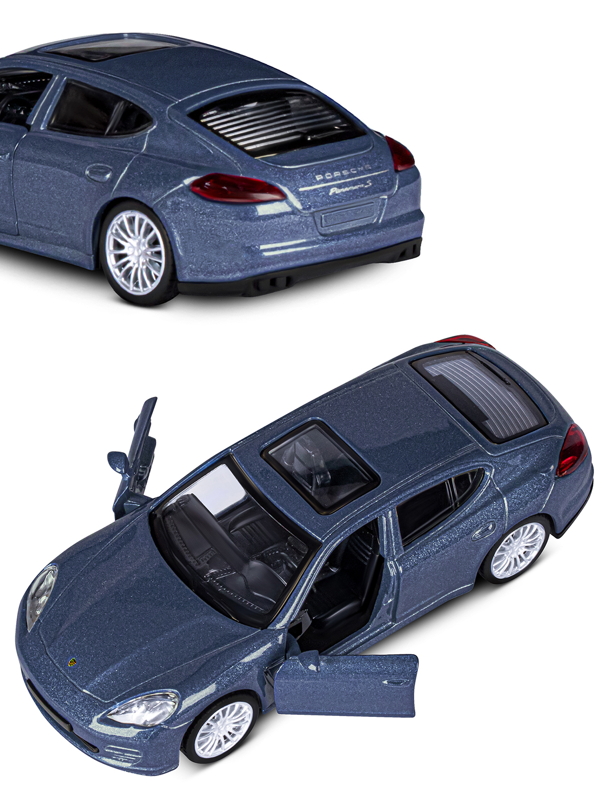 Автомобиль АВТОпанорама Porsche Panamera S 1:43 JB1200190 - фото 9