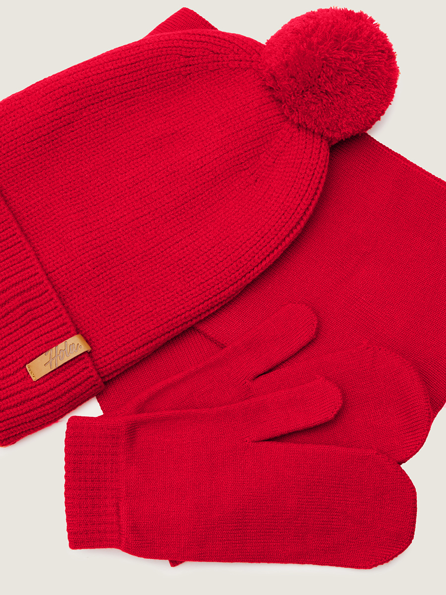 Шапка со снудом и перчатками HOLA 76106980007_0078015 - фото 4