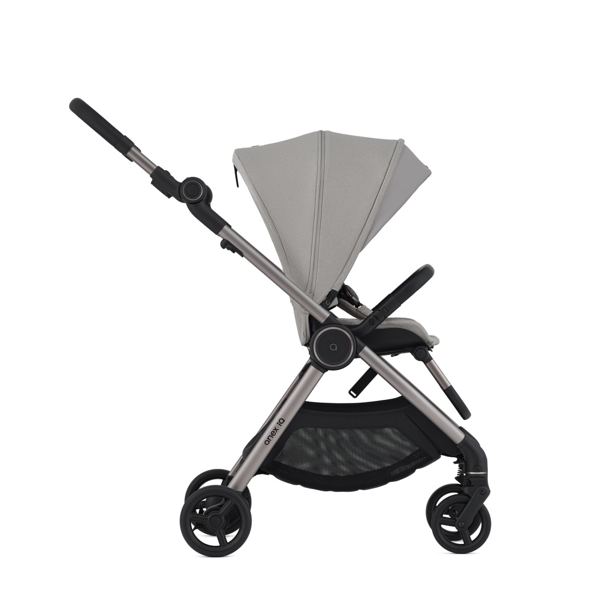 Коляска 2в1 Anex IQ Premium 2025, Silvé серый - фото 13