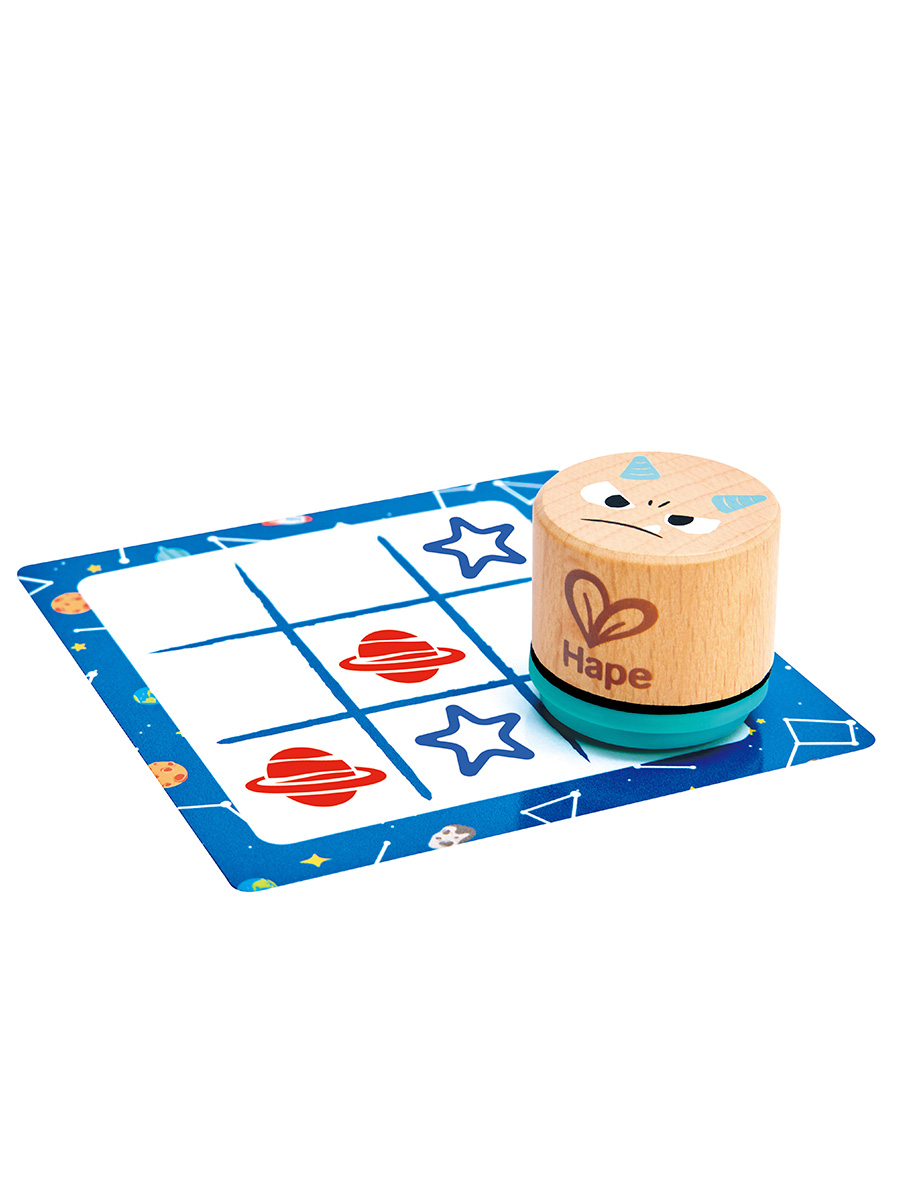 Настольная игра Hape Крестики-нолики со штампами - фото 5