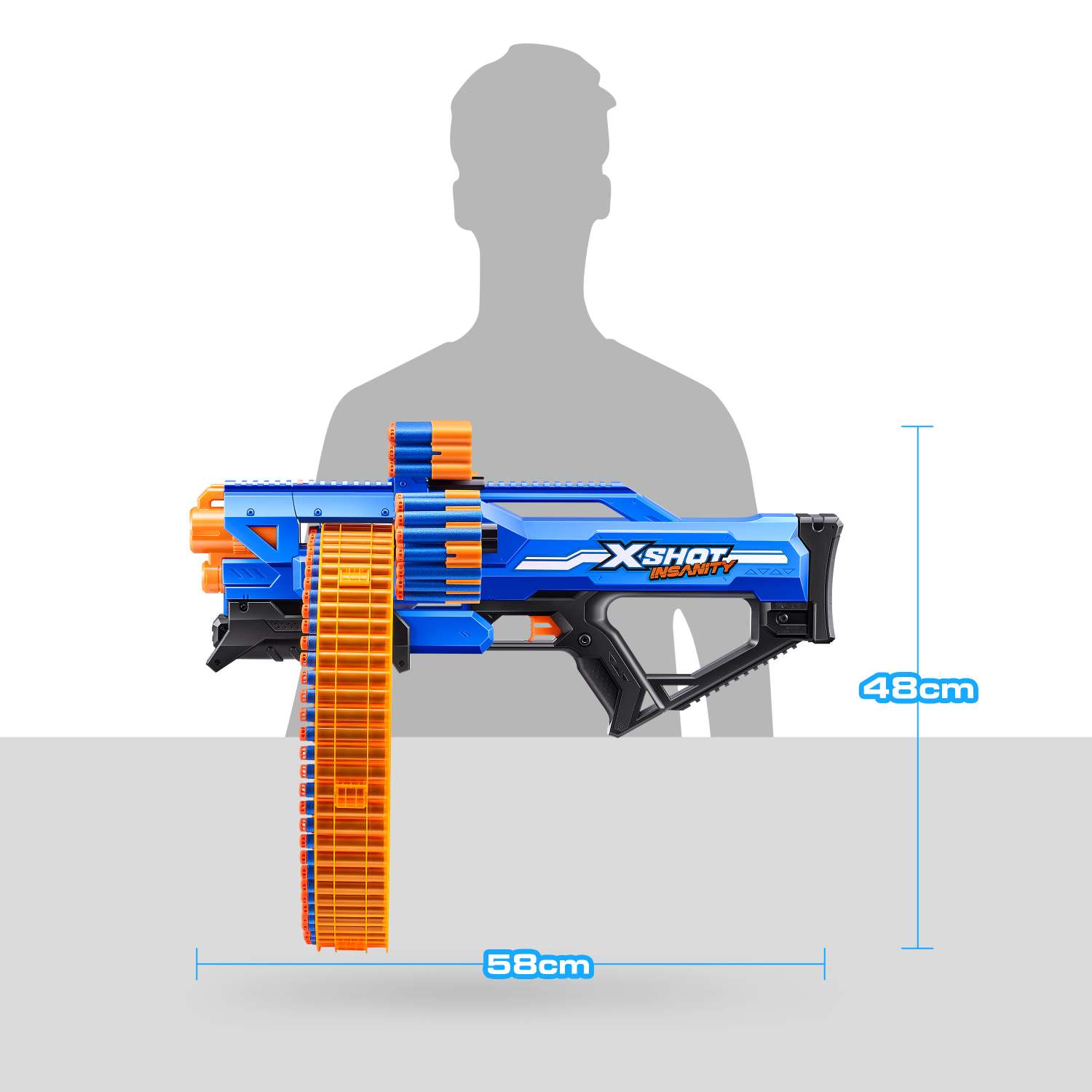 Бластер Zuru XSHOT  Insanity Mad Mega Barrel - фото 10