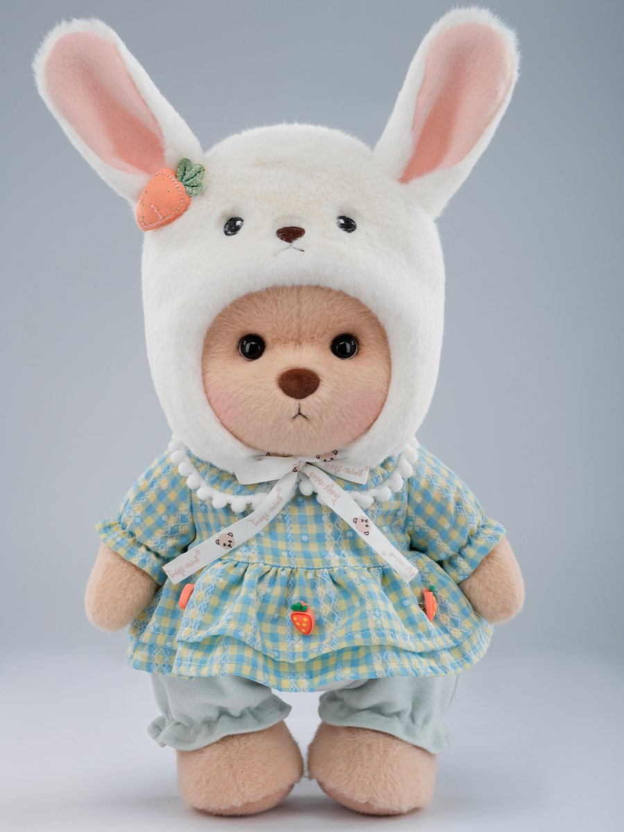 Изображение товара Мягкая игрушка TeddyTales Медвежонок в шапочке-зайке M Изображение товара Мягкая игрушка TeddyTales Медвежонок в шапочке-зайке M