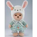 Мягкая игрушка TeddyTales Медвежонок в шапочке-зайке M