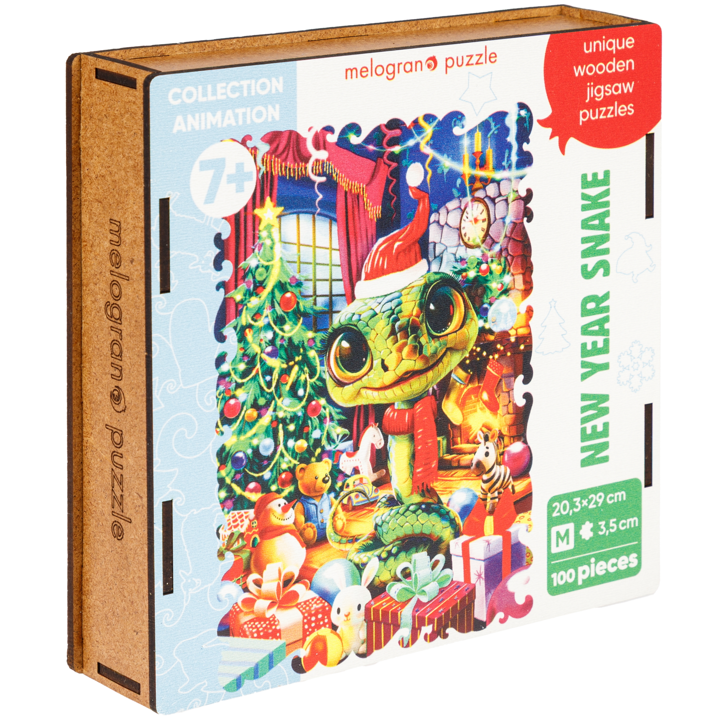 Пазл Melograno puzzle деревянный - фото 6