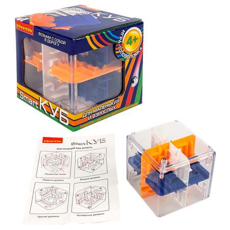 Настольная игра Bondibon Головоломка 3D Smart КУБ