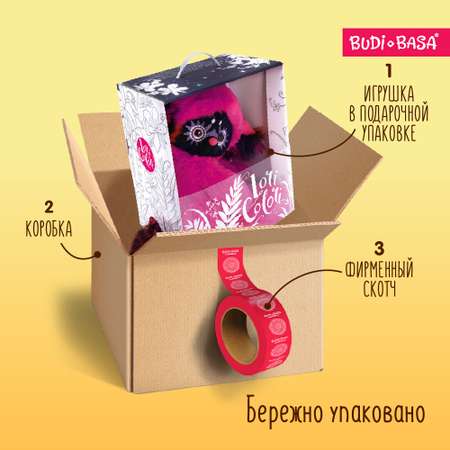 Мягкая игрушка BUDI BASA Лори Колори Ки пламенный 25 см LR25-14