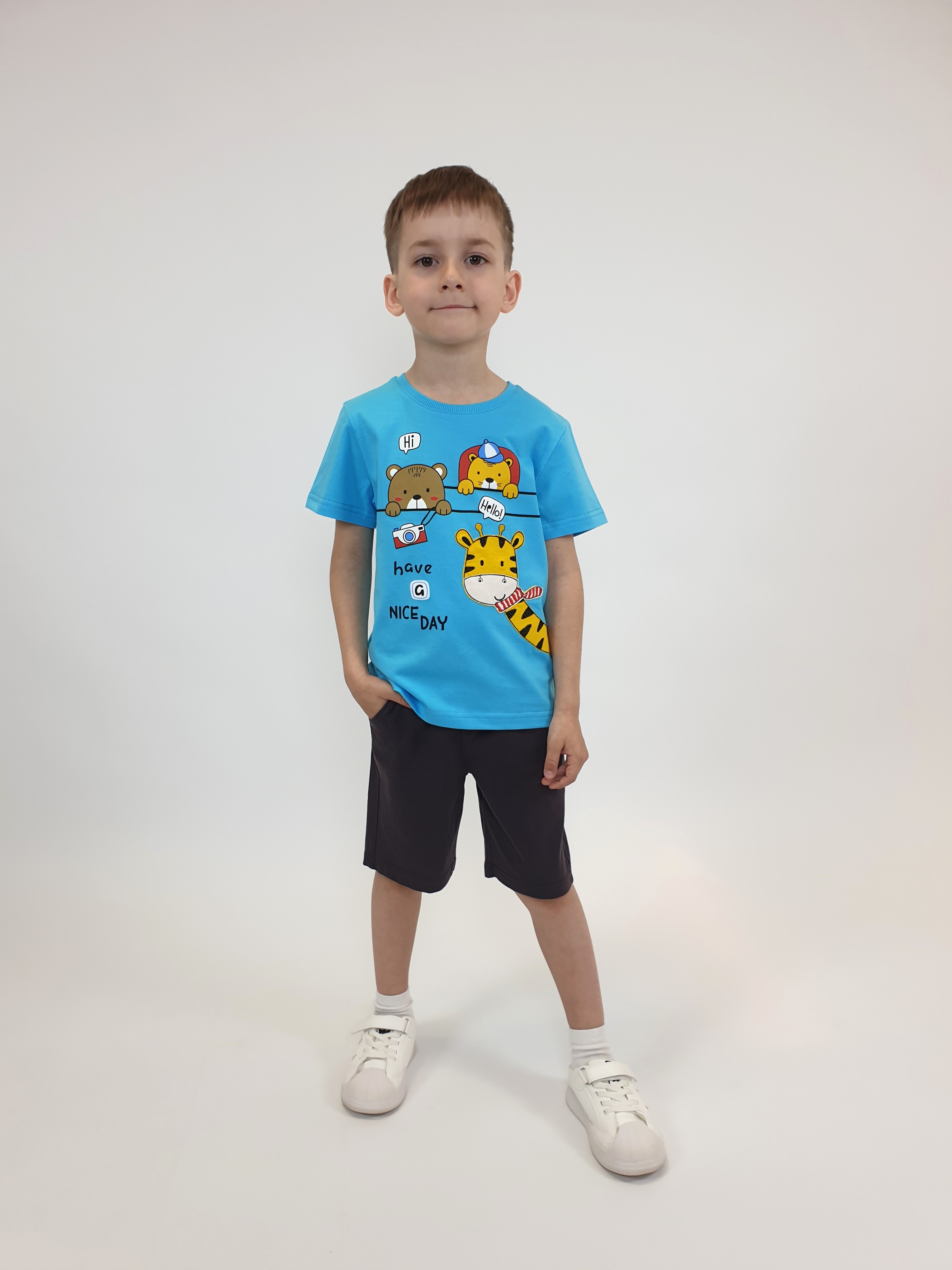 Футболка и шорты Luneva 01-138-7. - фото 1