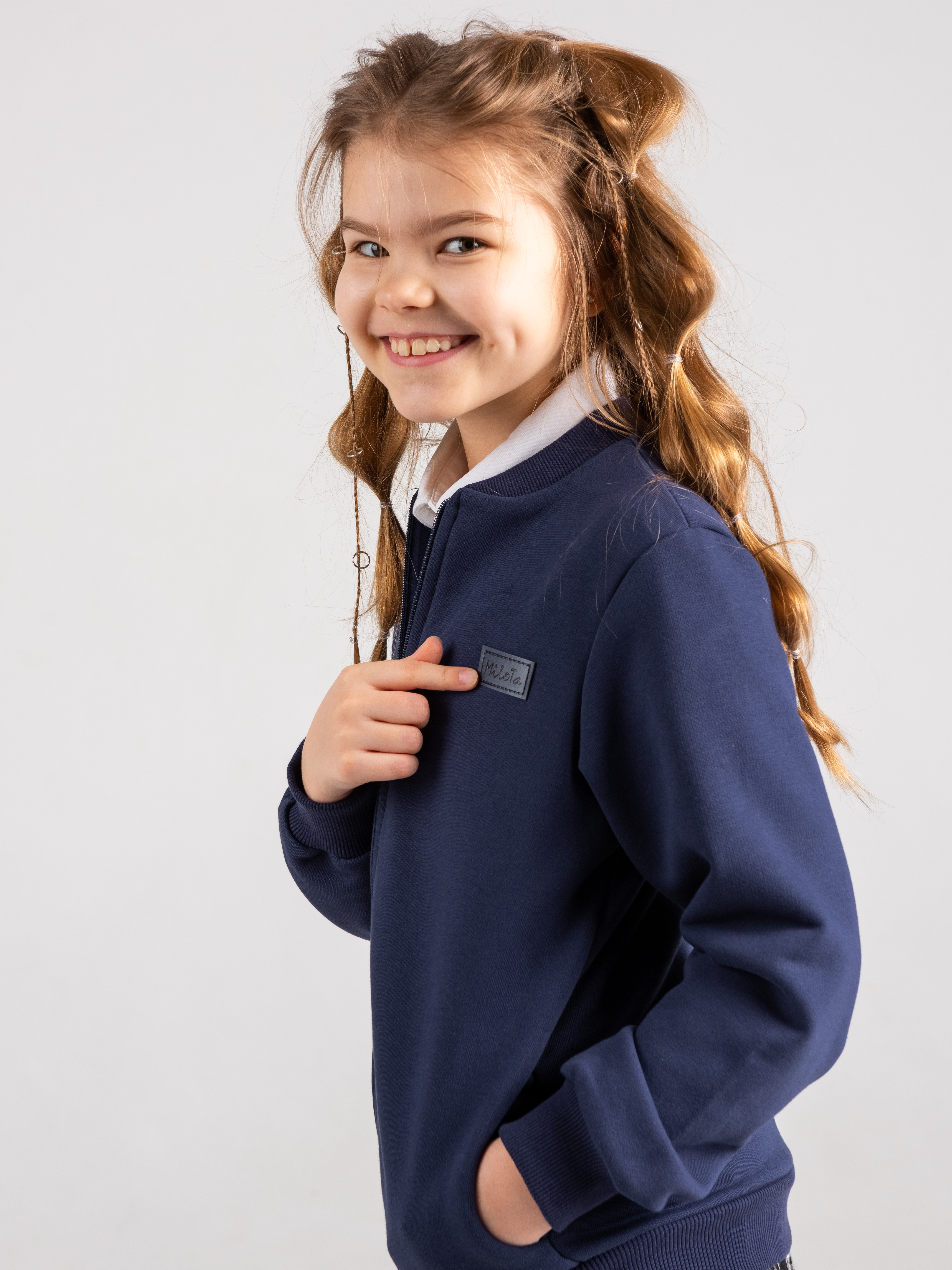 Бомбер MiloTa ТФ02/тёмно-синий - фото 4