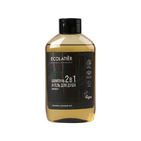 Шампунь Ecolatier 2в1 кипарис и зеленый чай