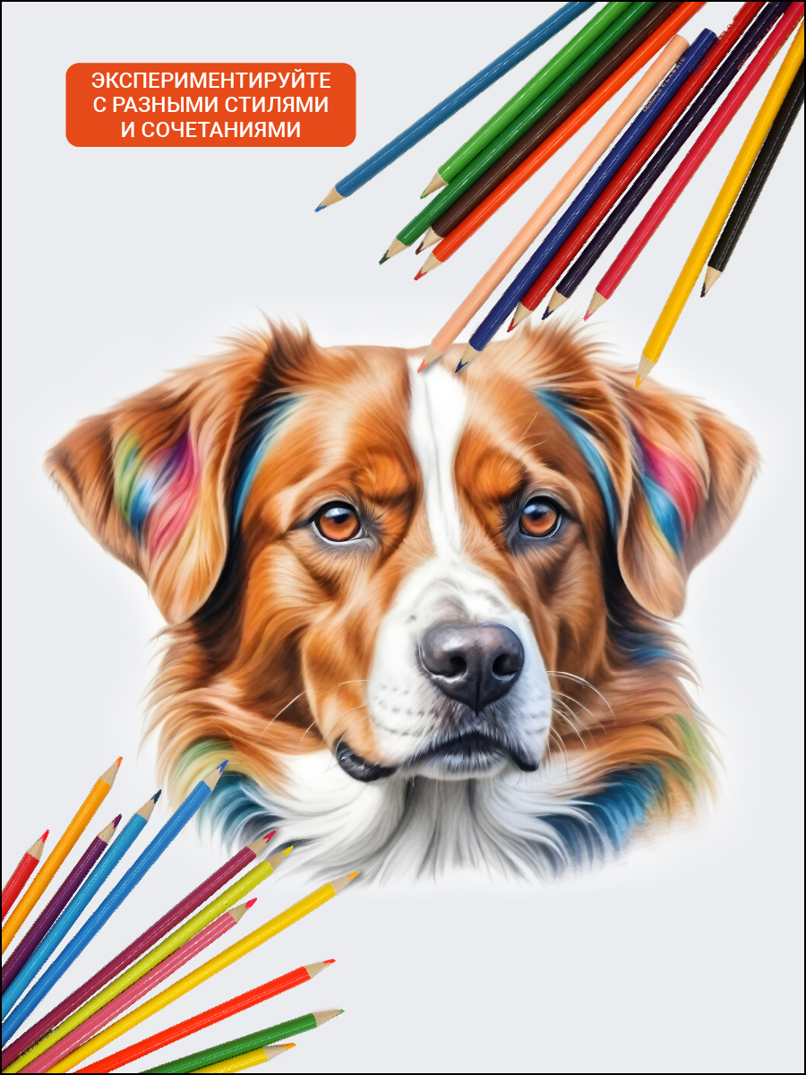 Карандаши цветные AXLER 60 шт. - фото 9