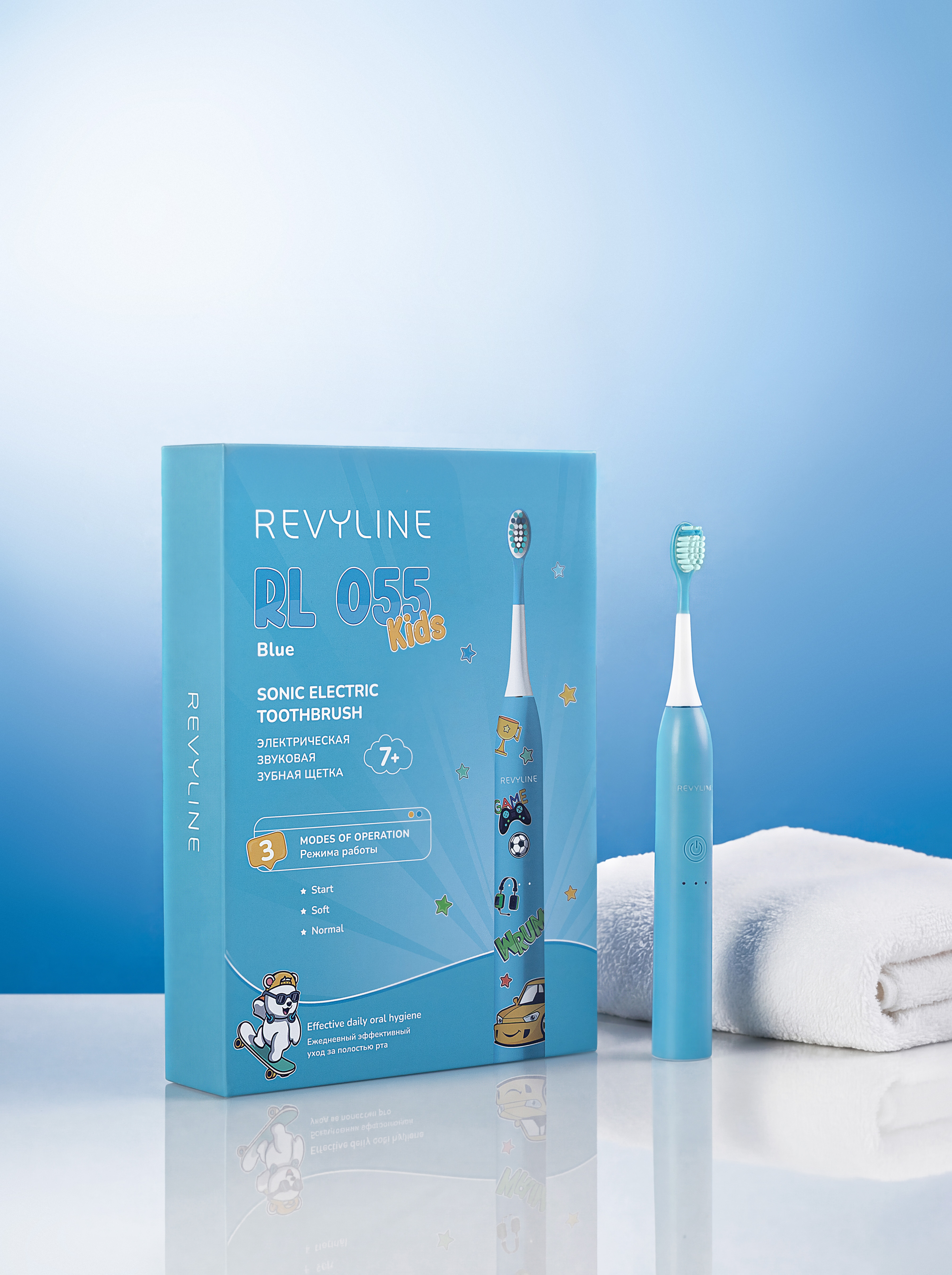 Зубная щетка электрическая Revyline от 7 лет - фото 1