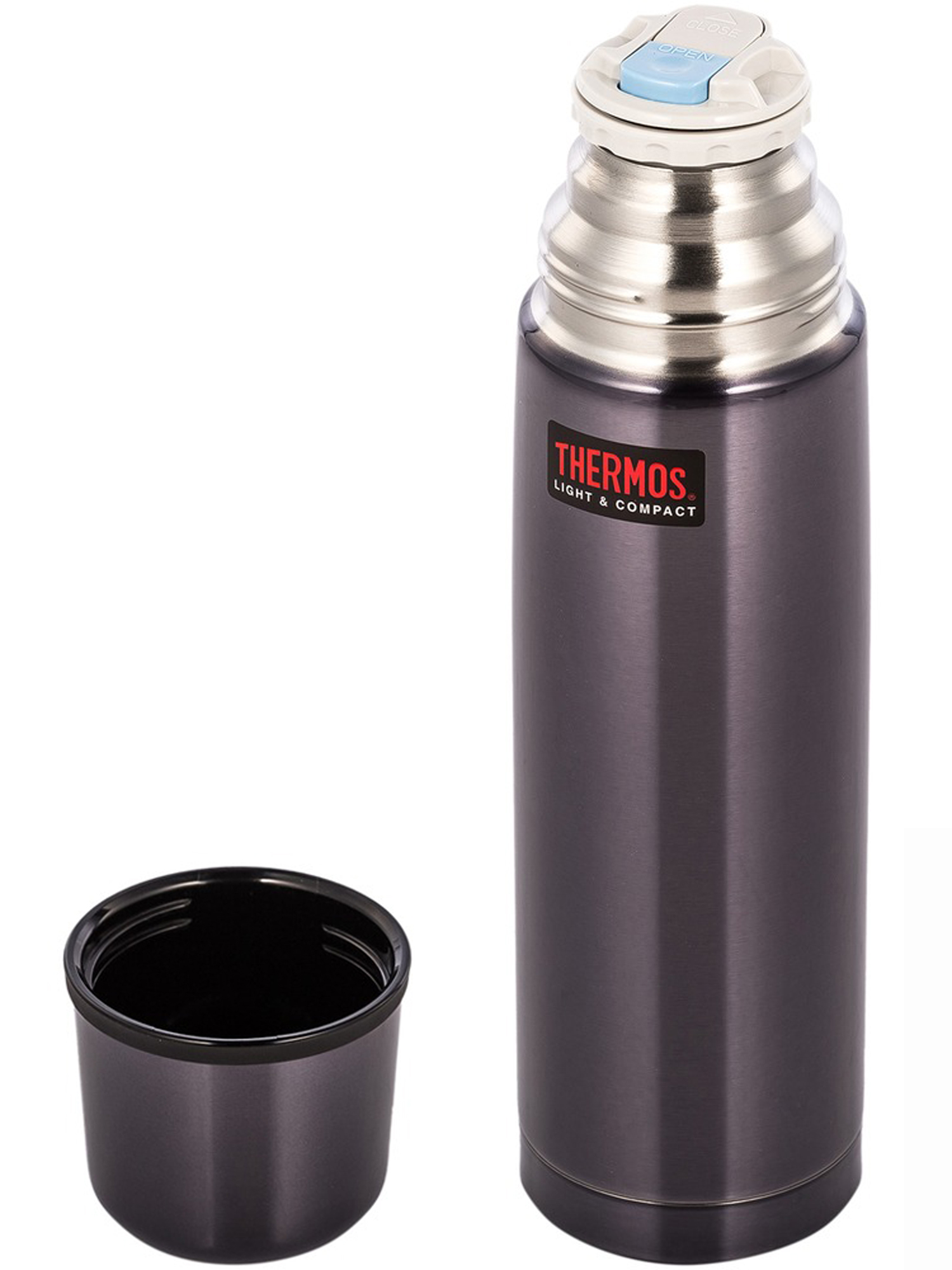 Термос для чая кофе 500 мл THERMOS FBB-500 синий – нержавеющая сталь герметичный тепло/холод 12/24 часа - фото 7