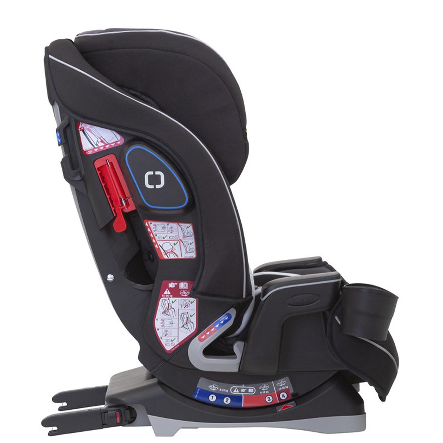 Автокресло Graco Slimfit Black 0+/1/2/3 (0-36 кг) - фото 5