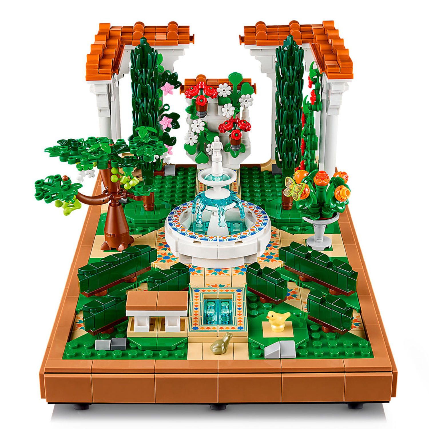Конструктор LEGO Icons Сад с фонтаном - фото 3