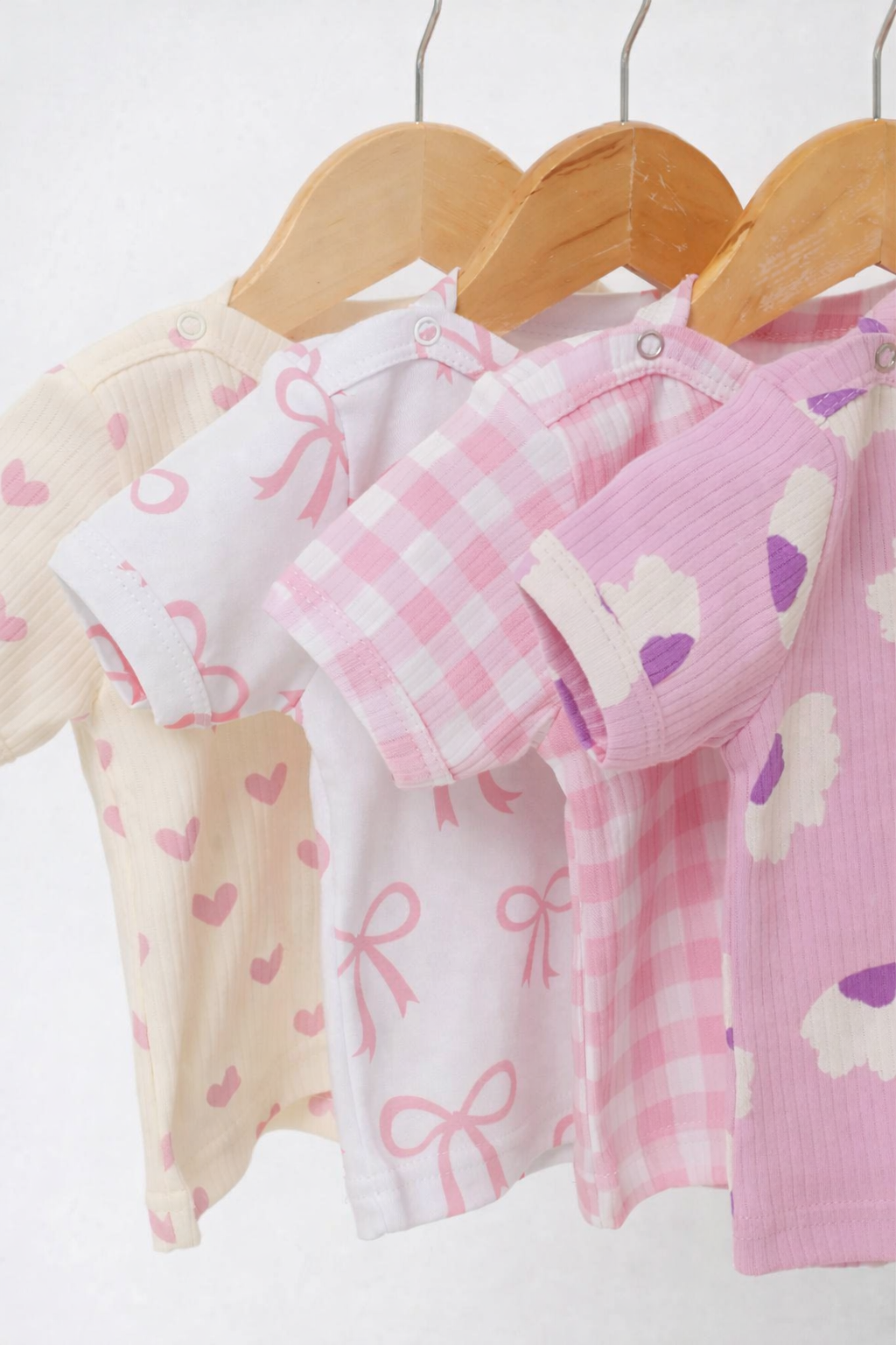 Футболка 4 шт Супер Пупс нбр/4пр/футб/КН/2026/девочка - фото 2