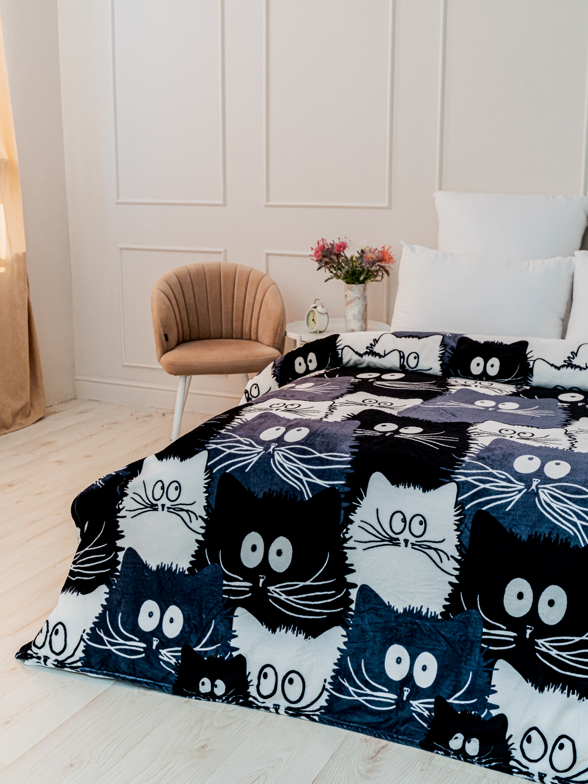 Плед PAVLine Аэро Софт Коты компания 200 x 220 см - фото 5