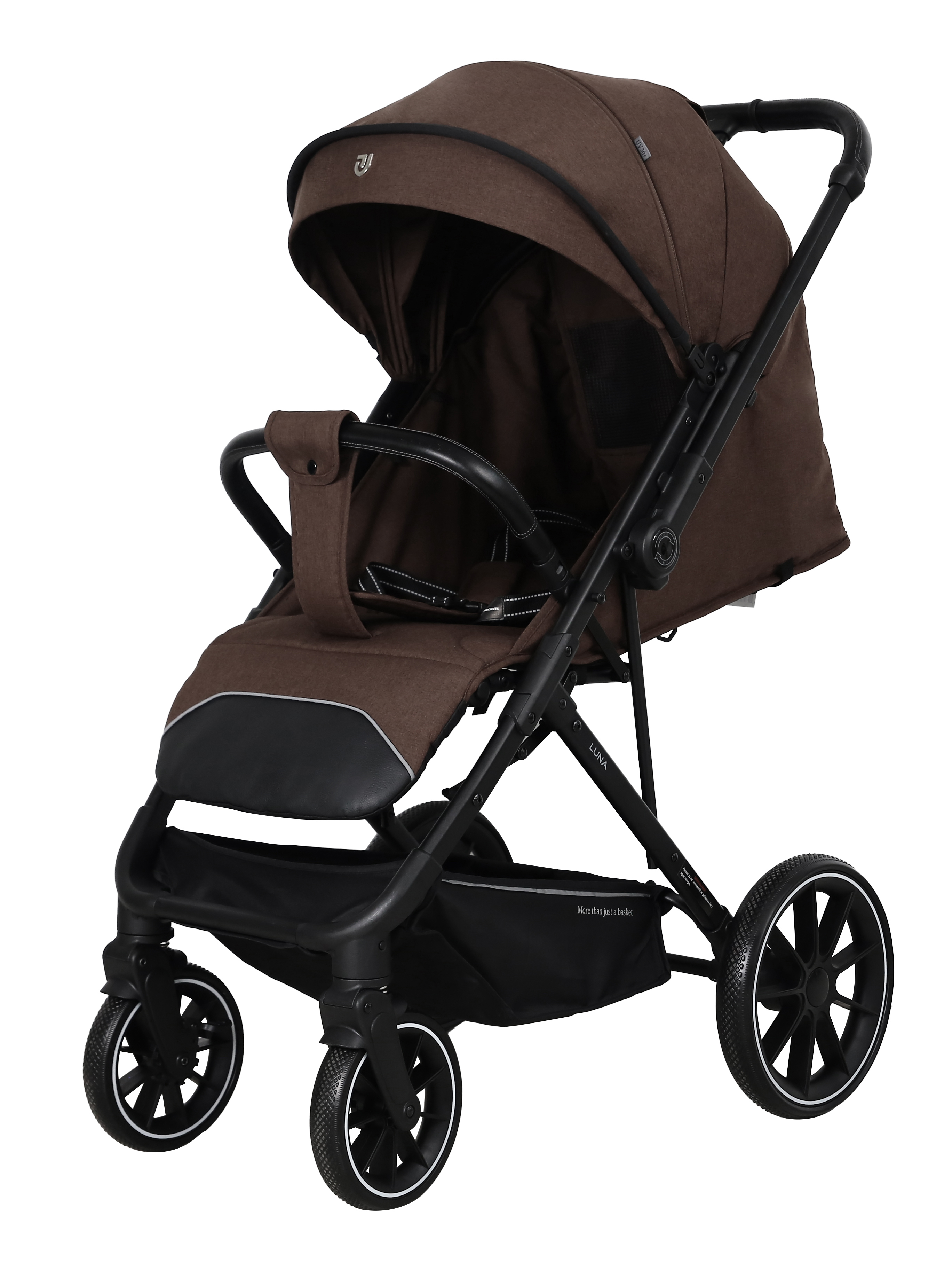 Коляска прогулочная JOVOLA Luna коричневый - фото 1
