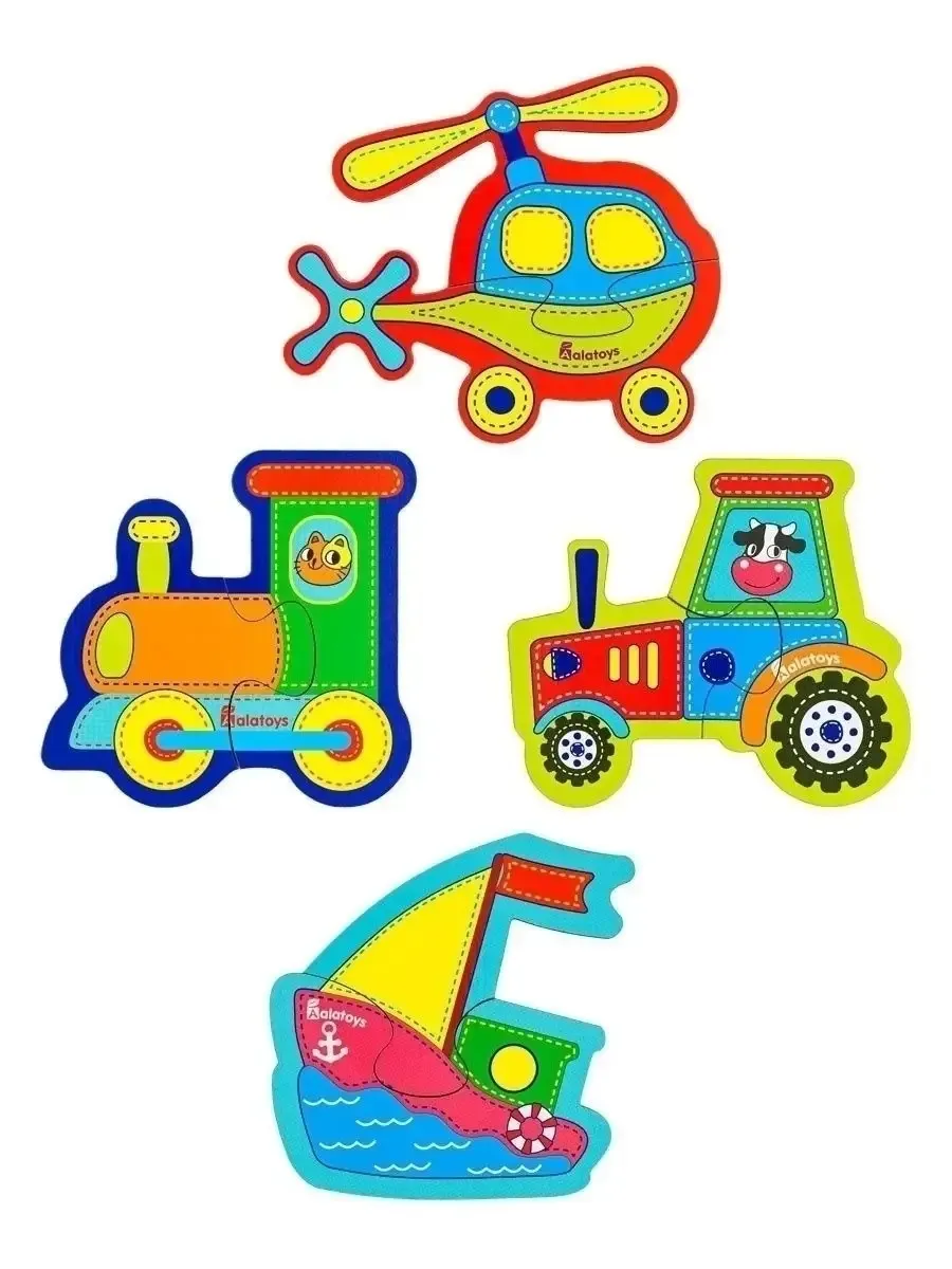 Пазл Alatoys Детские деревянные деревянный в ассортименте - фото 10