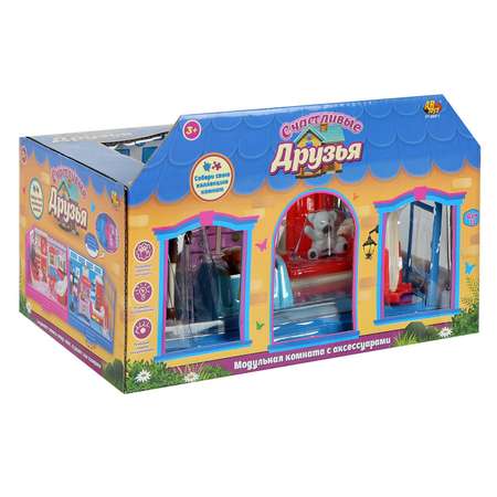 Домик для кукол Abtoys с мебелью
