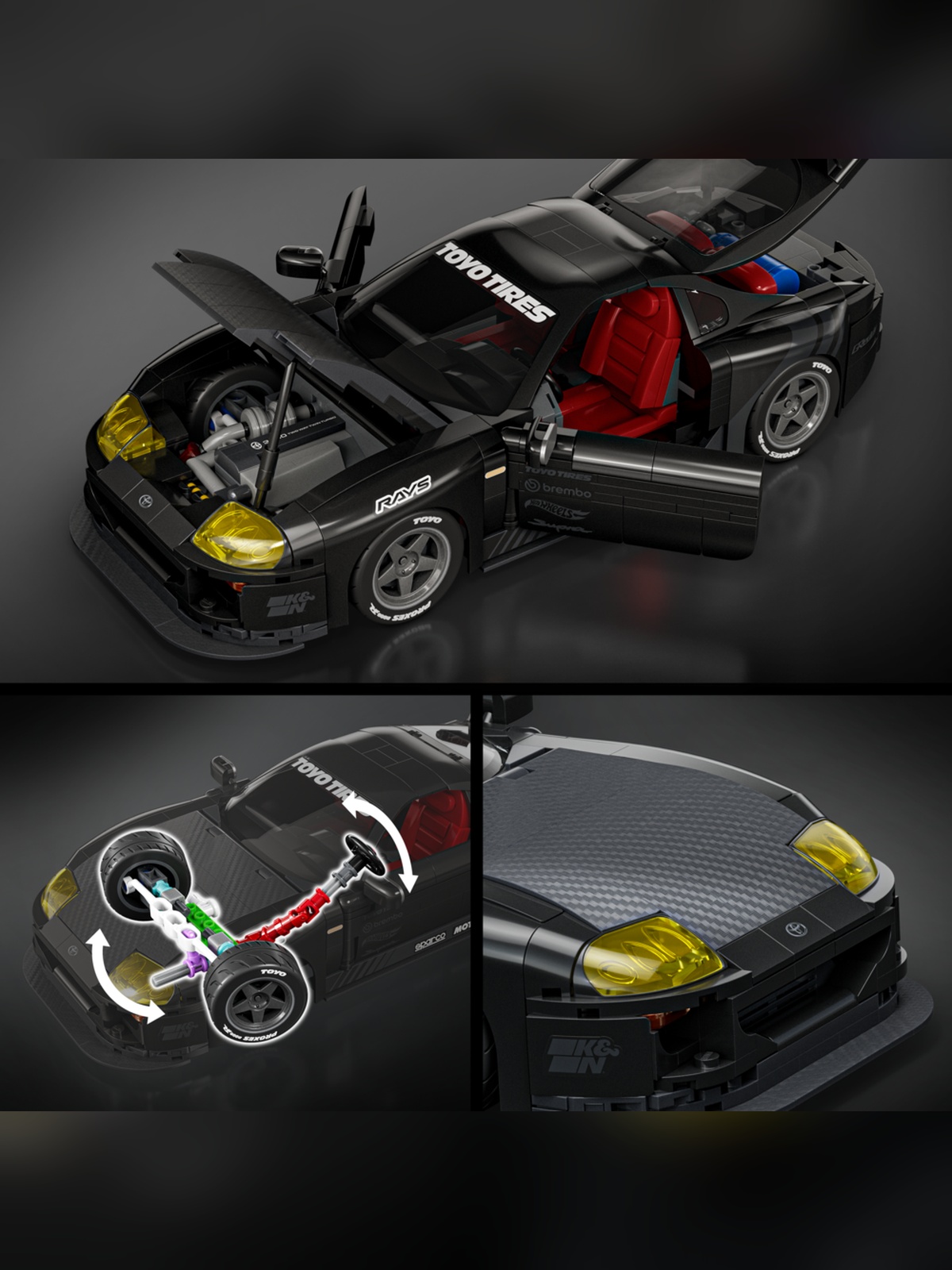 Конструктор Brick Shop TOYOTA SUPRA BRICK SHOP 824 дет. - фото 3