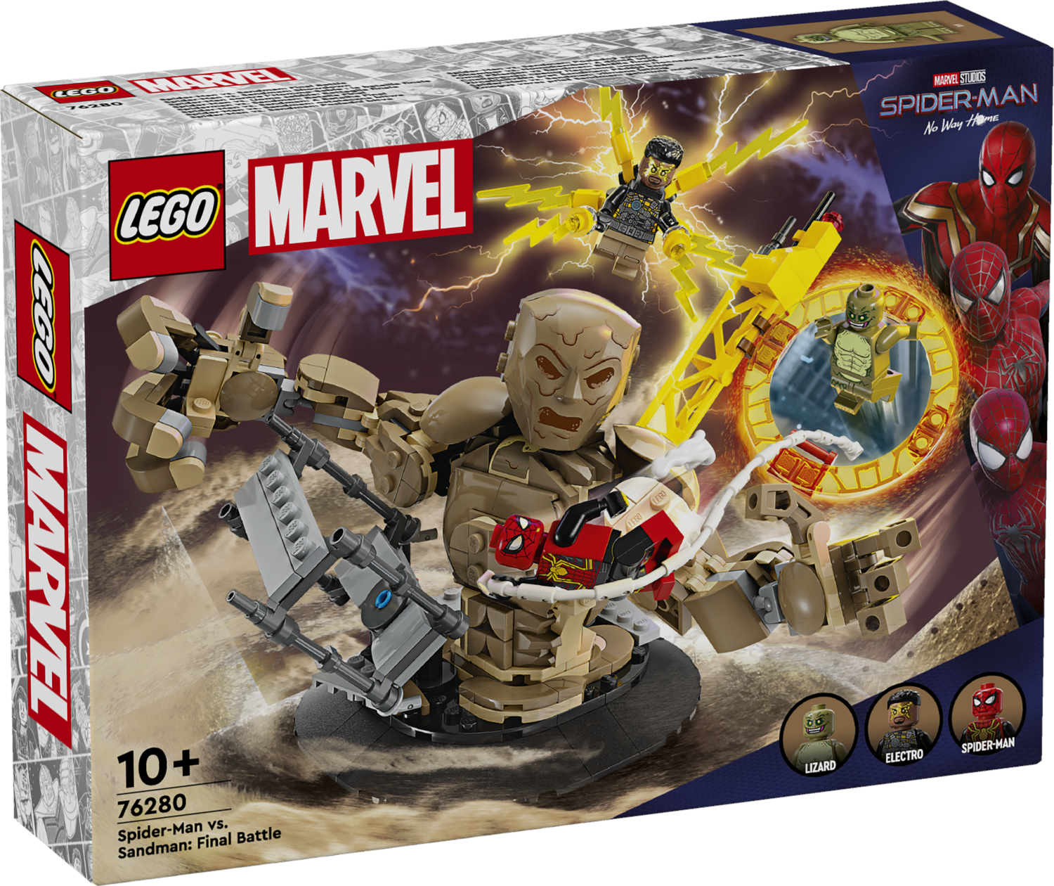 Конструктор LEGO Marvel Super Heroes Человек-паук Песочный человек - фото 4
