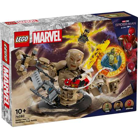 Конструктор LEGO Marvel Super Heroes Человек-паук Песочный человек блочный
