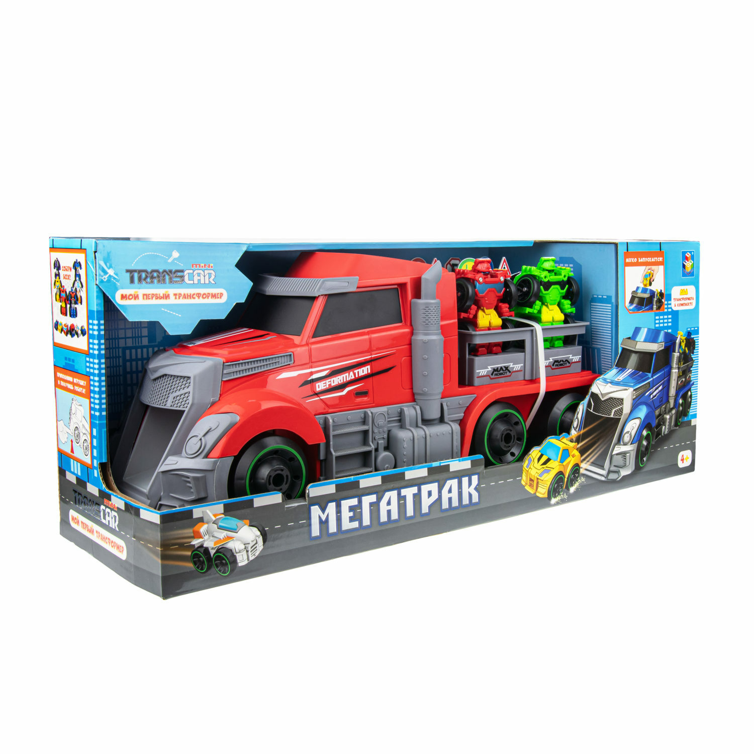 Игровой набор 1TOY Мой первый трансформер Т19439 - фото 12