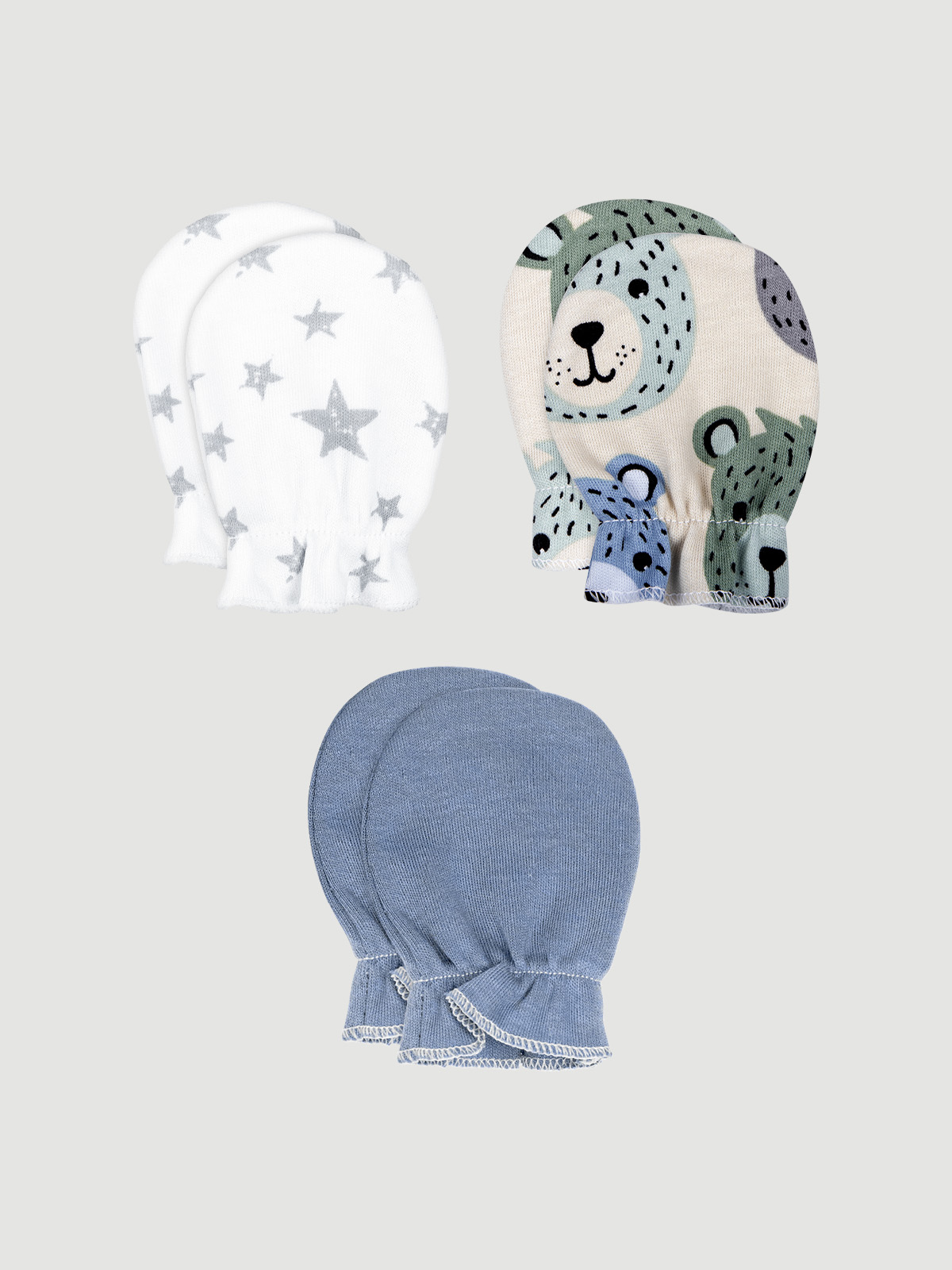 Антицарапки 3 пары Mjolk 331657 - фото 1