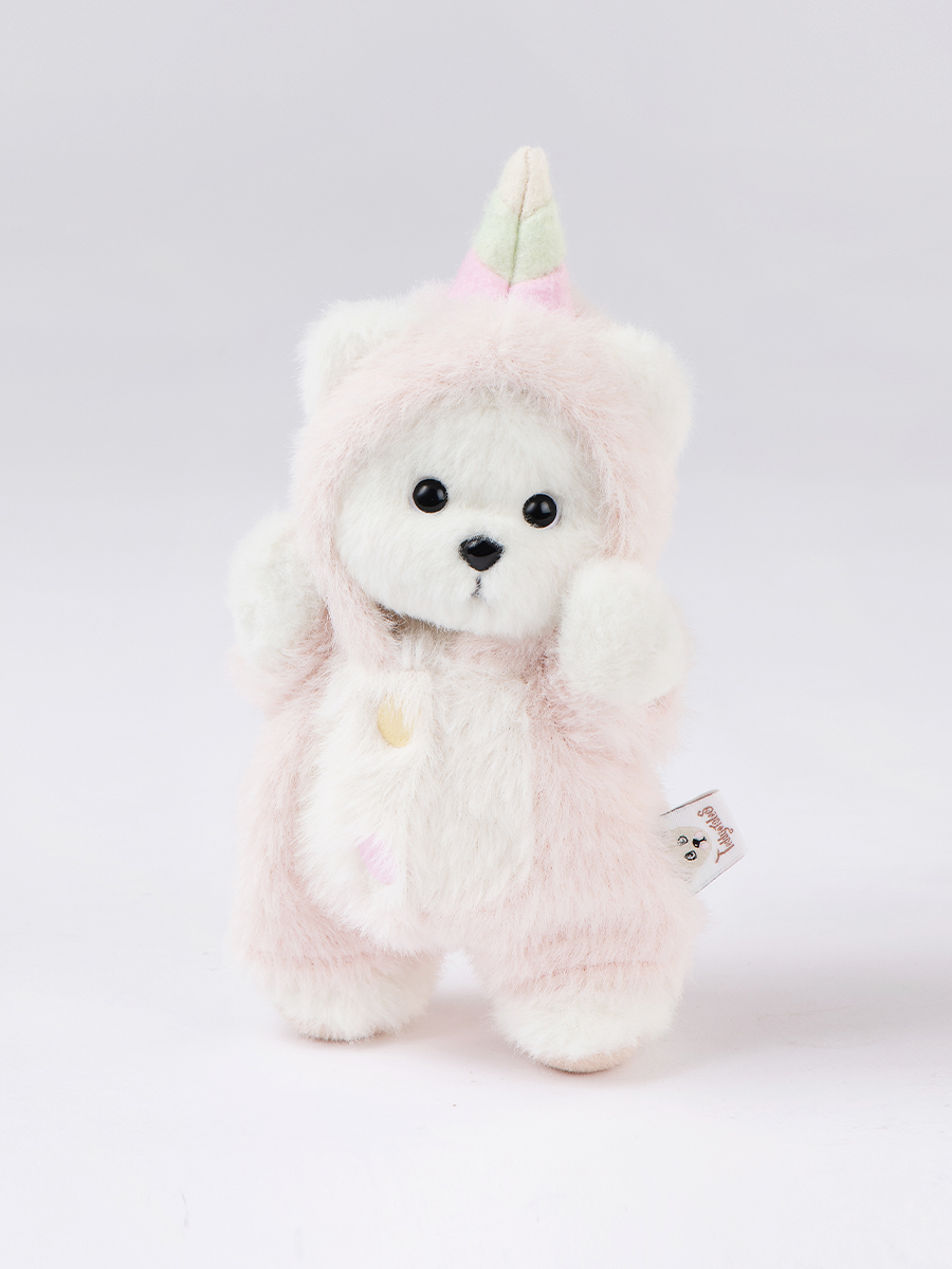 Мягкая игрушка TeddyTales Медведь в костюмчике брелок - фото 1