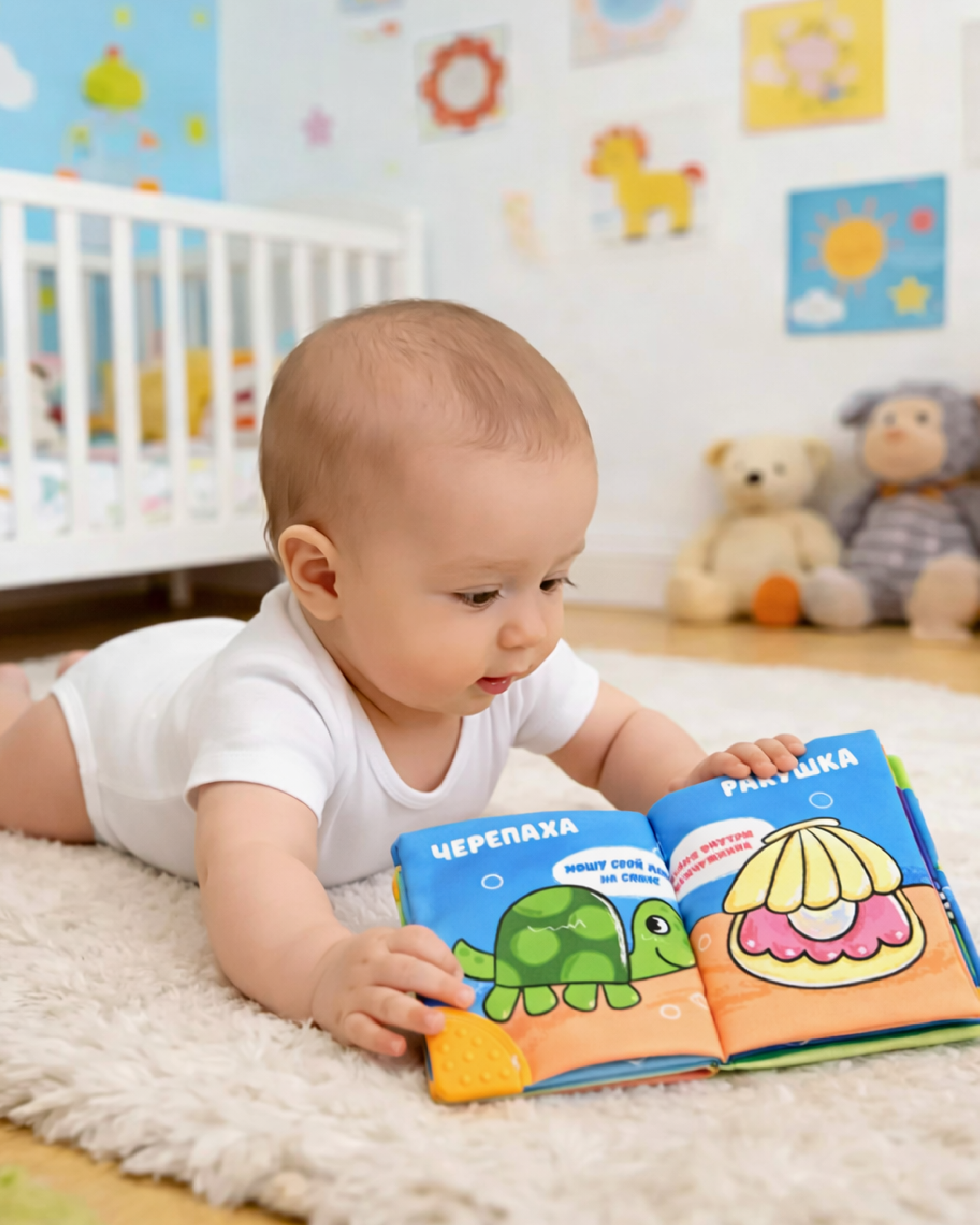 Игрушка BabyGo книжка Подводный мир - фото 3