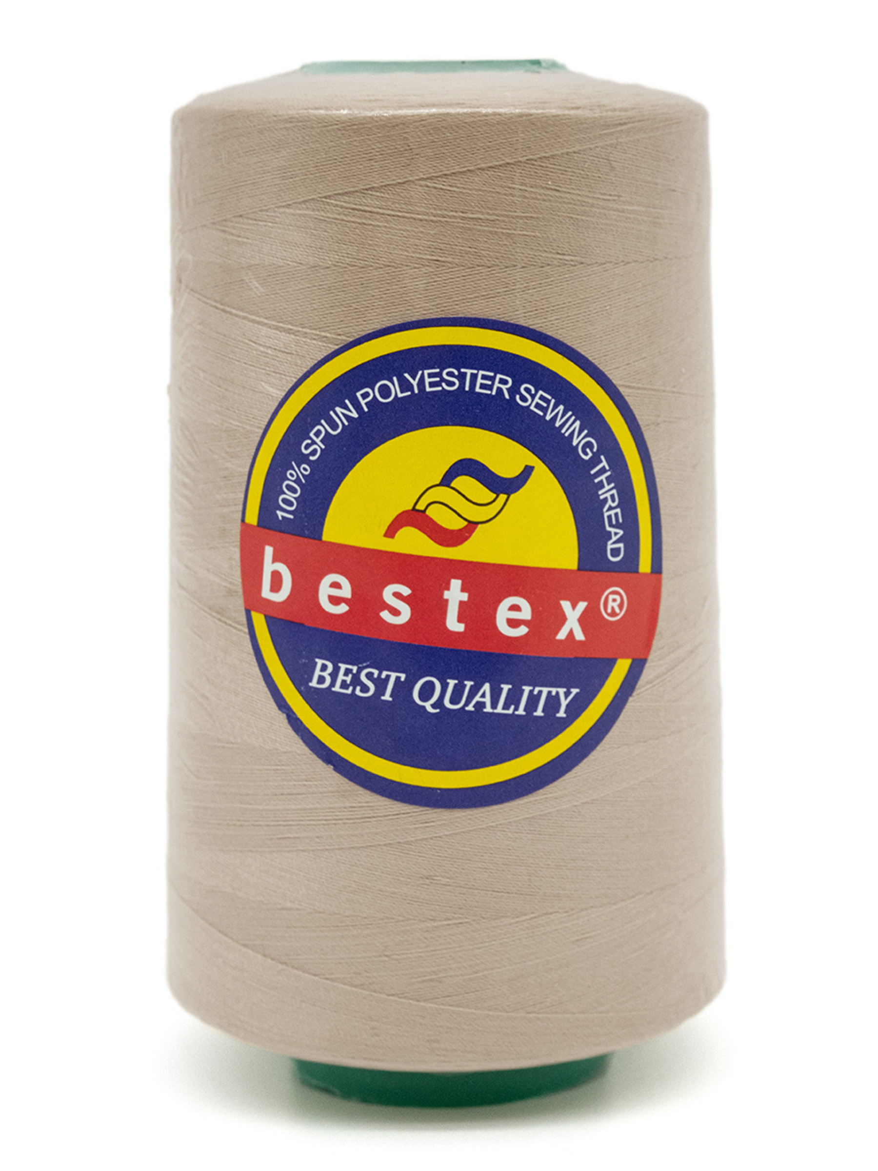 Нитки Bestex промышленные универсальные для шитья 40/2 5000 ярд 1 шт 157 топленое молоко - фото 10