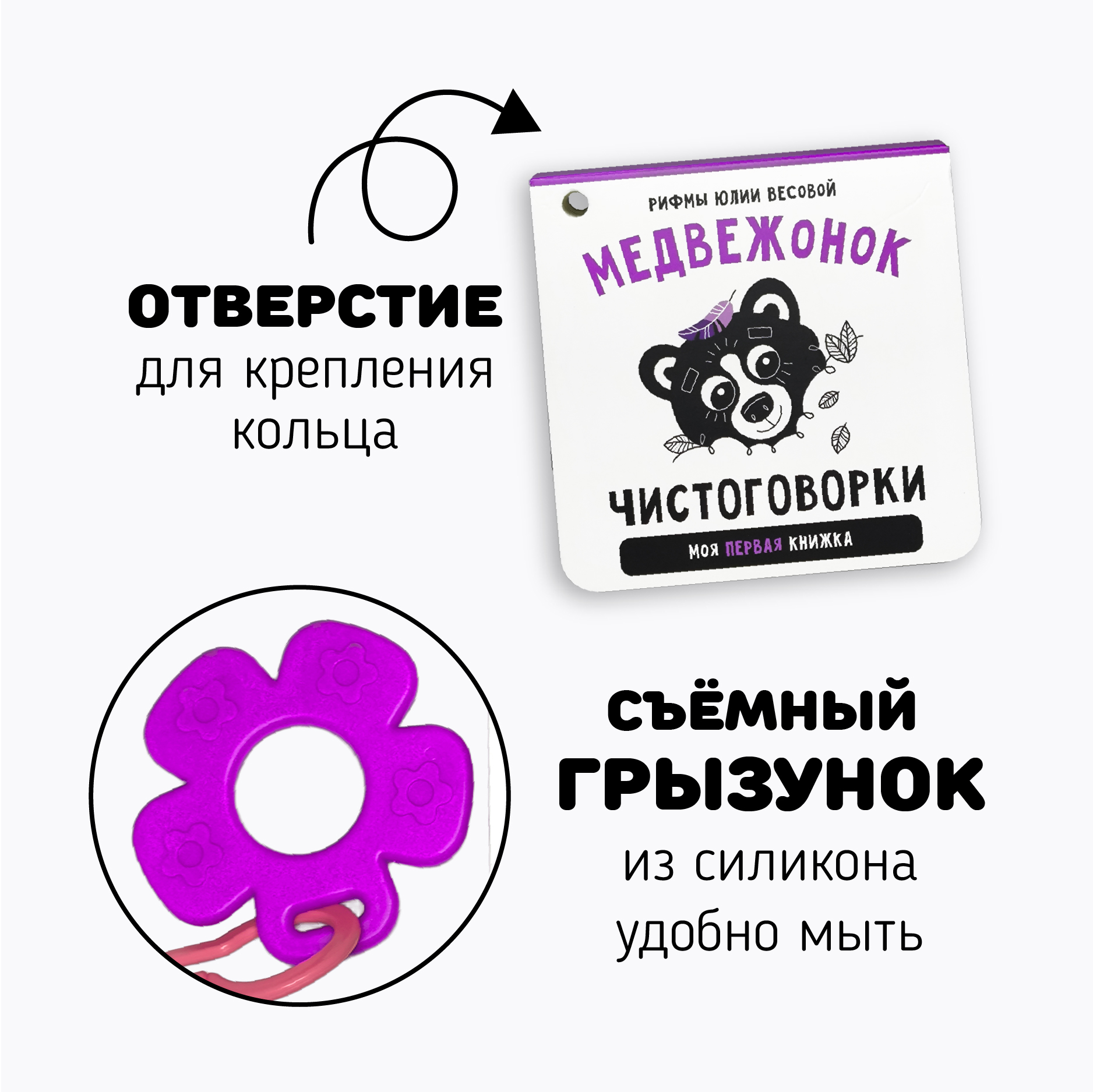 Первая книжка малыша Счастье внутри Медвежонок - фото 3