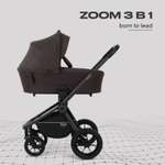 Коляска 3в1 MOWbaby Zoom коричневый