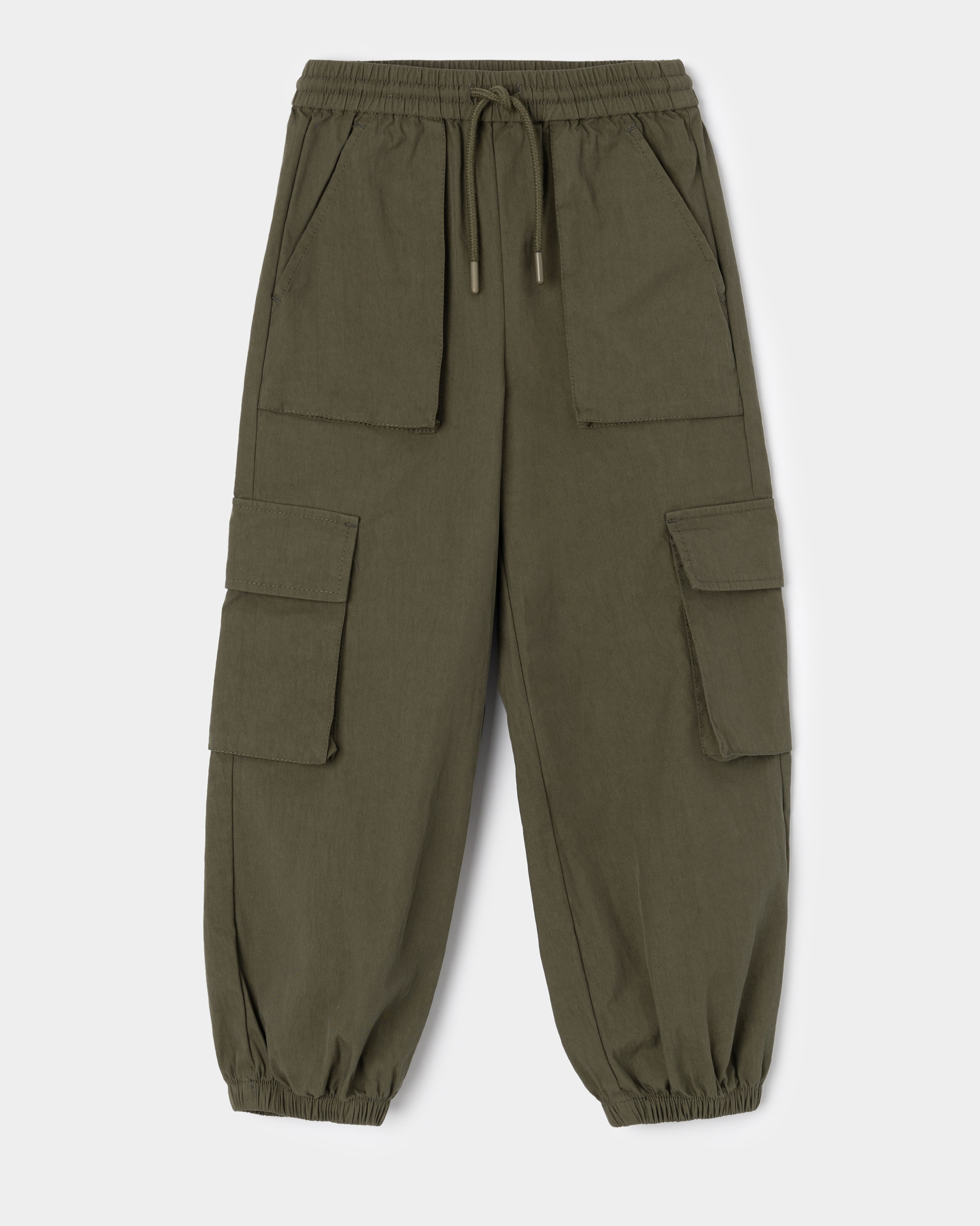 Изображение товара Детские брюки карго Futurino 158 хлопок хаки комфортные и практичные