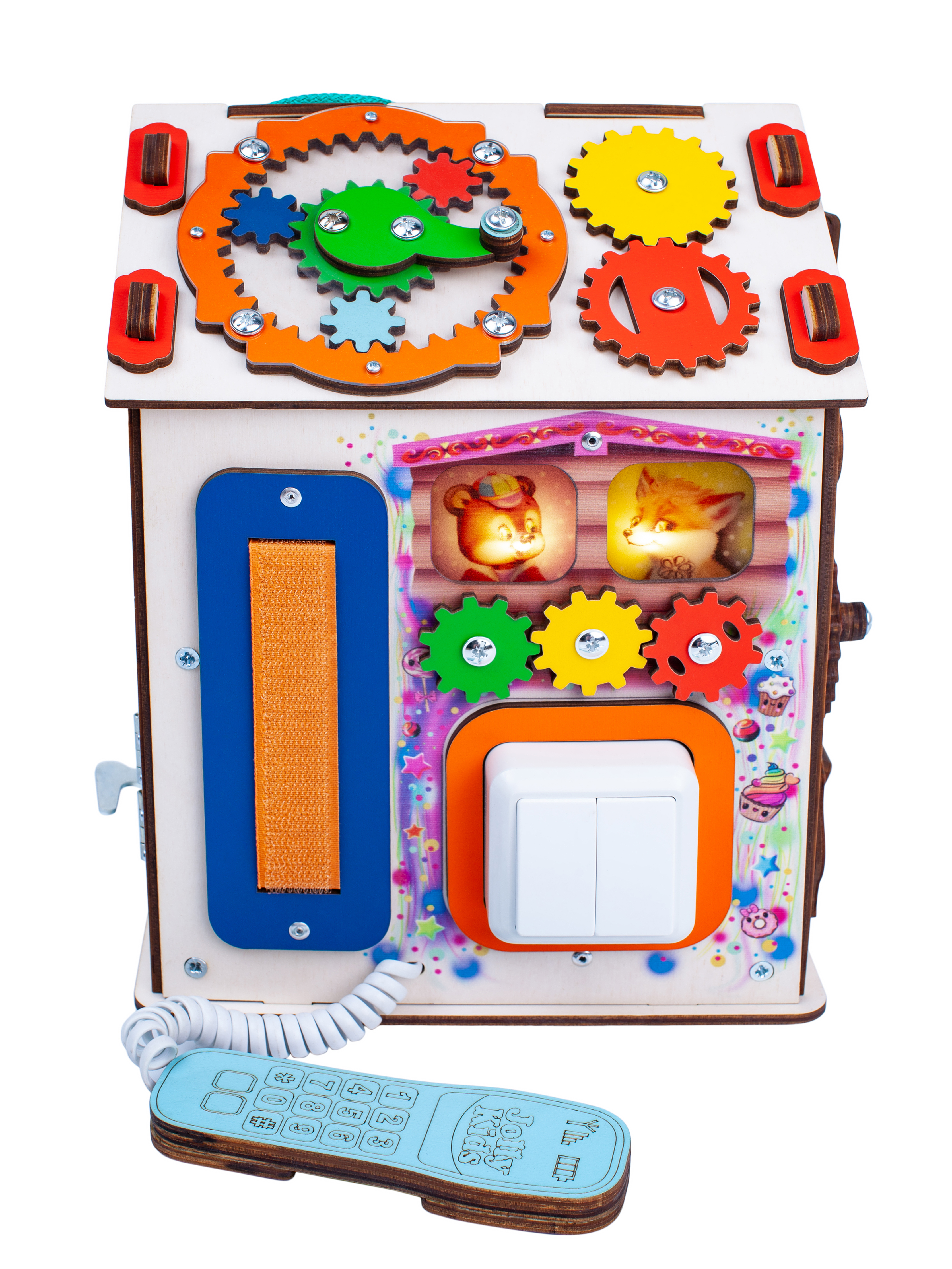 Игрушка Jolly Kids бизиборд Зверята - фото 7