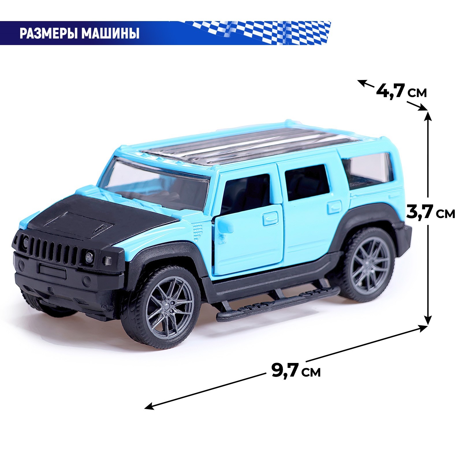 Автомобиль Автоград Jeep 1:32 10292556 - фото 2