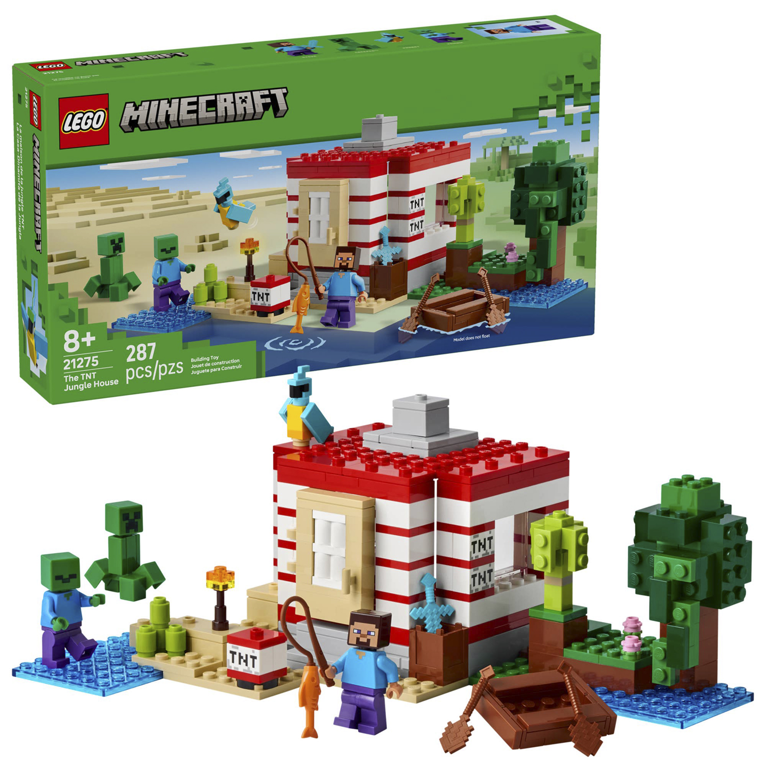 Конструктор LEGO Minecraft 287 дет. - фото 1
