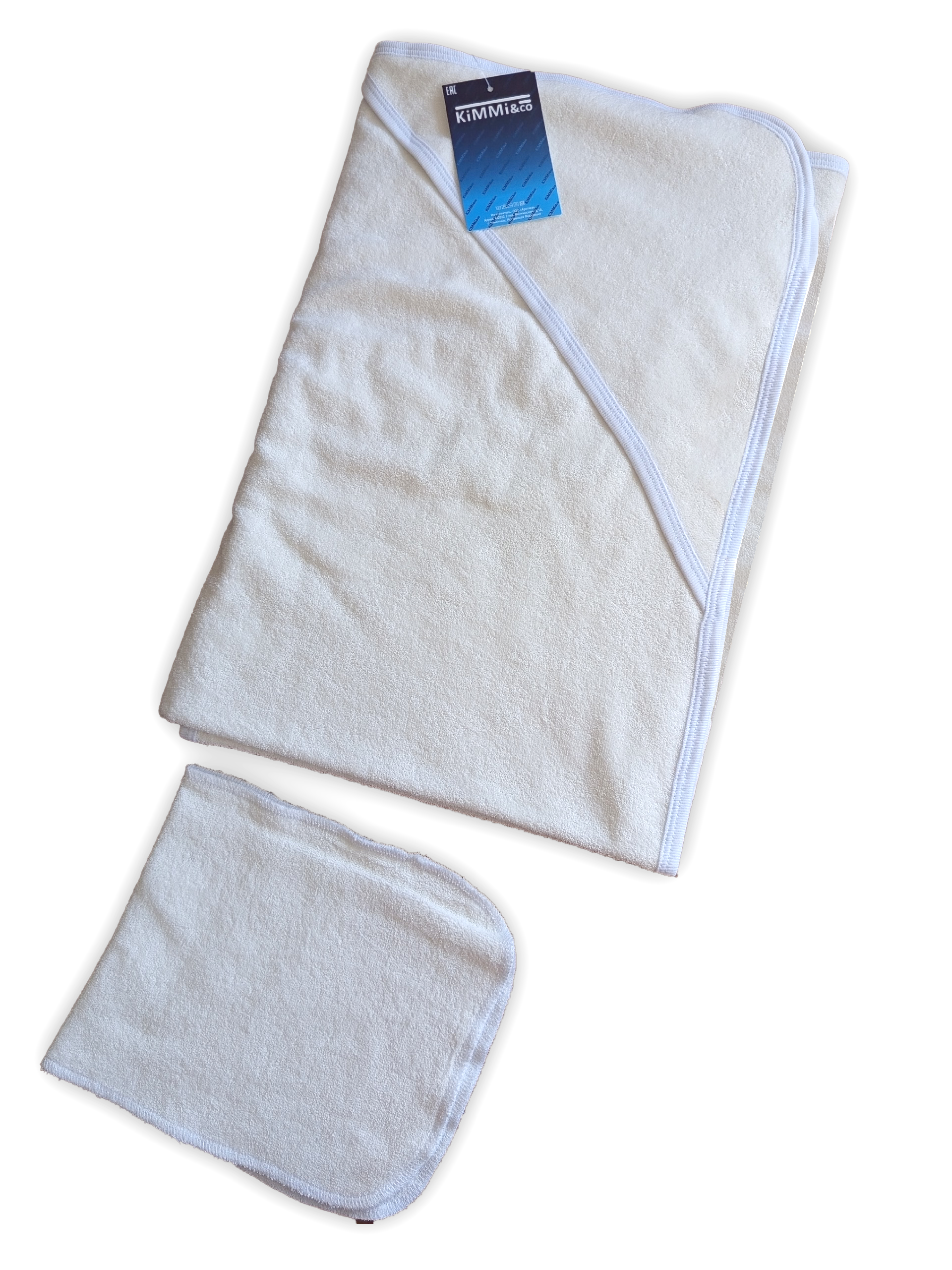 Полотенце KiMMi Baby 90 x 90 см 2 шт 90 x 90 см 2 шт. - фото 3