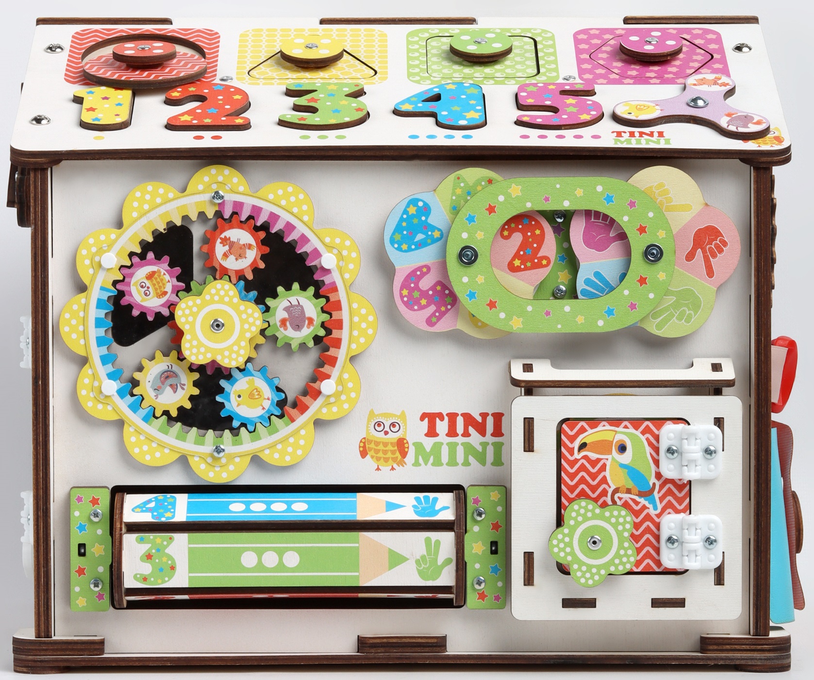 Игрушка tinimini бизиборд Совушка и Друзья - фото 22