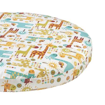 Простыня Amarobaby Африка круглая на резинке ABDM-5101-G