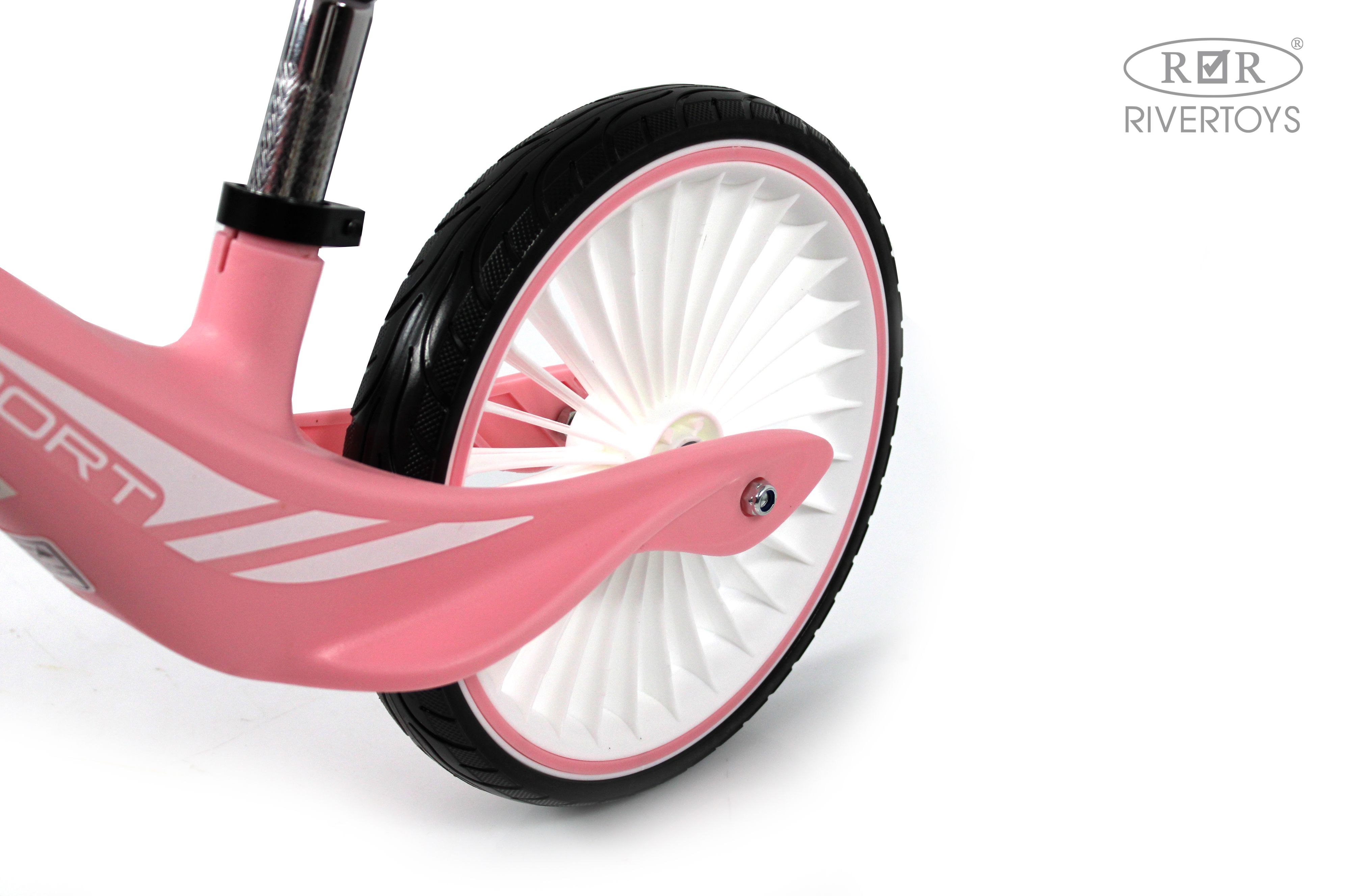 Двухколесный беговел RIVERTOYS 12 дюймов - фото 7