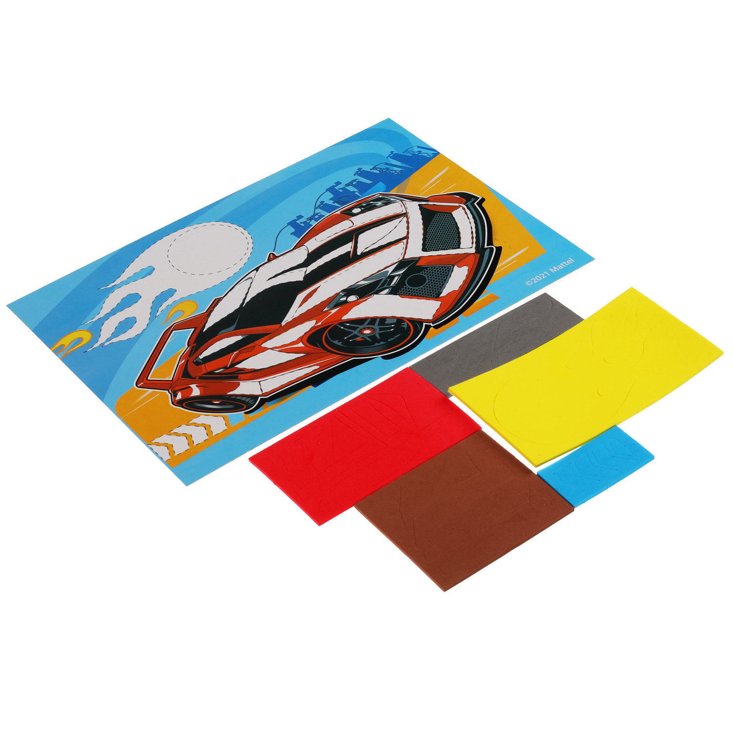 Набор для творчества МультиАРТ Hot Wheels аппликация - фото 7